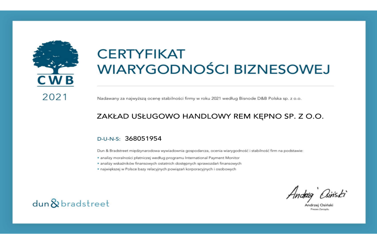 Certyfikat